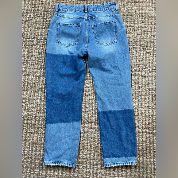 Free People Two Tone Distressed Jeans, size 28. - Picture 4 of 4
